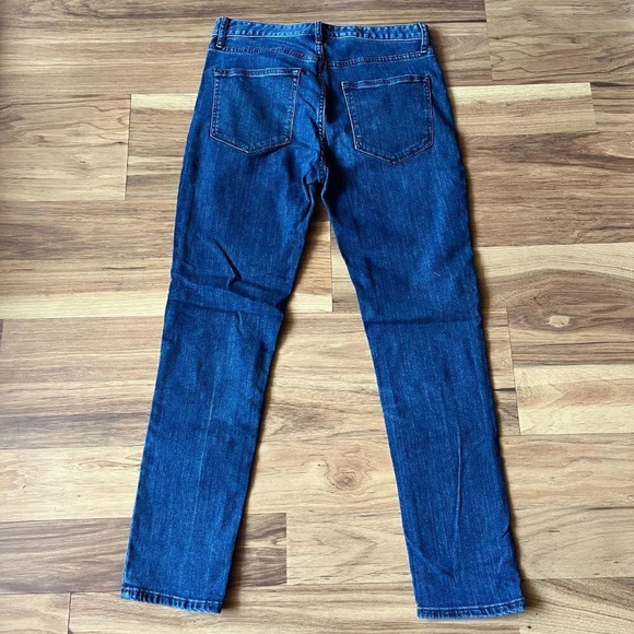 Gap 1969 Always Skinny High Rise Denim Ankle Jeans Size 27 R - Picture 6 of 8
